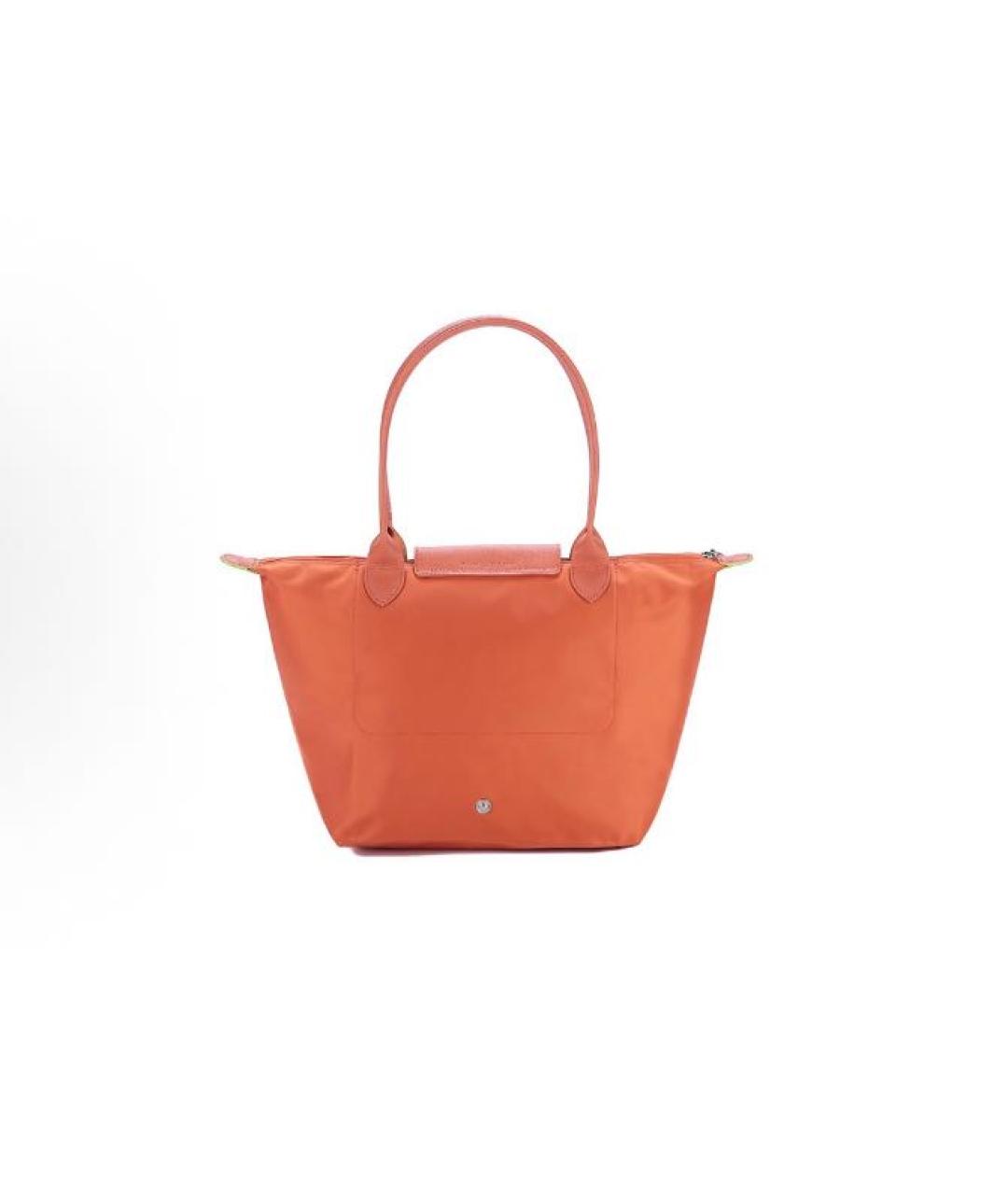 LONGCHAMP Оранжевая сумка тоут, фото 3