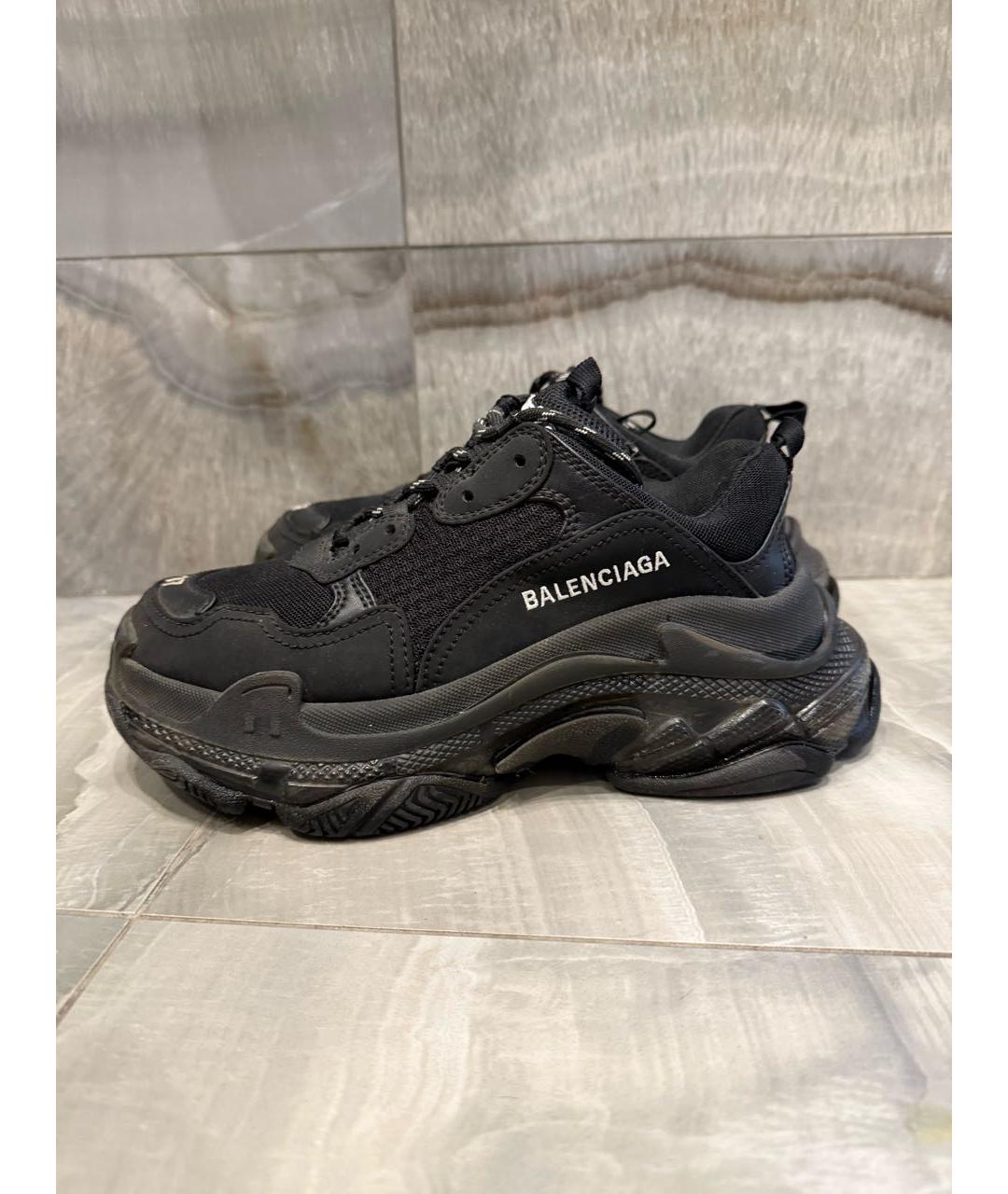 BALENCIAGA Черные кроссовки, фото 5