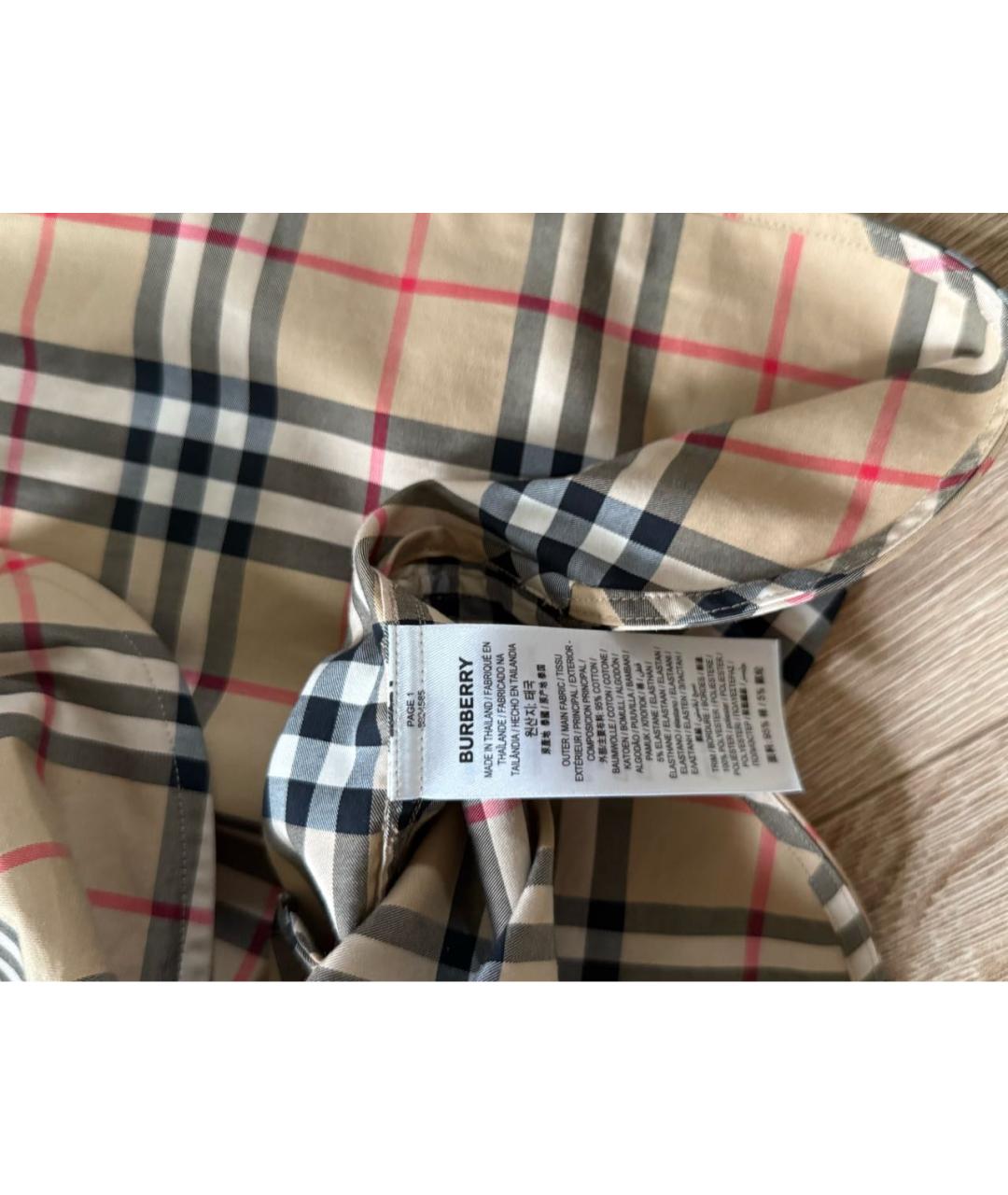 BURBERRY Полиэстеровое повседневное платье, фото 4