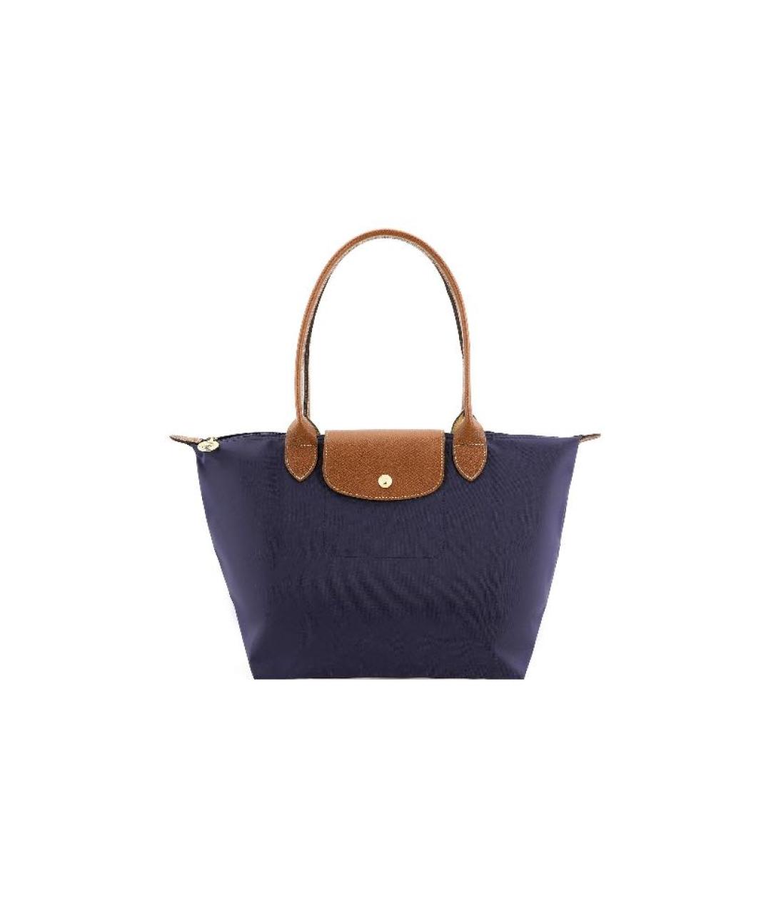 LONGCHAMP Темно-синяя сумка тоут, фото 7