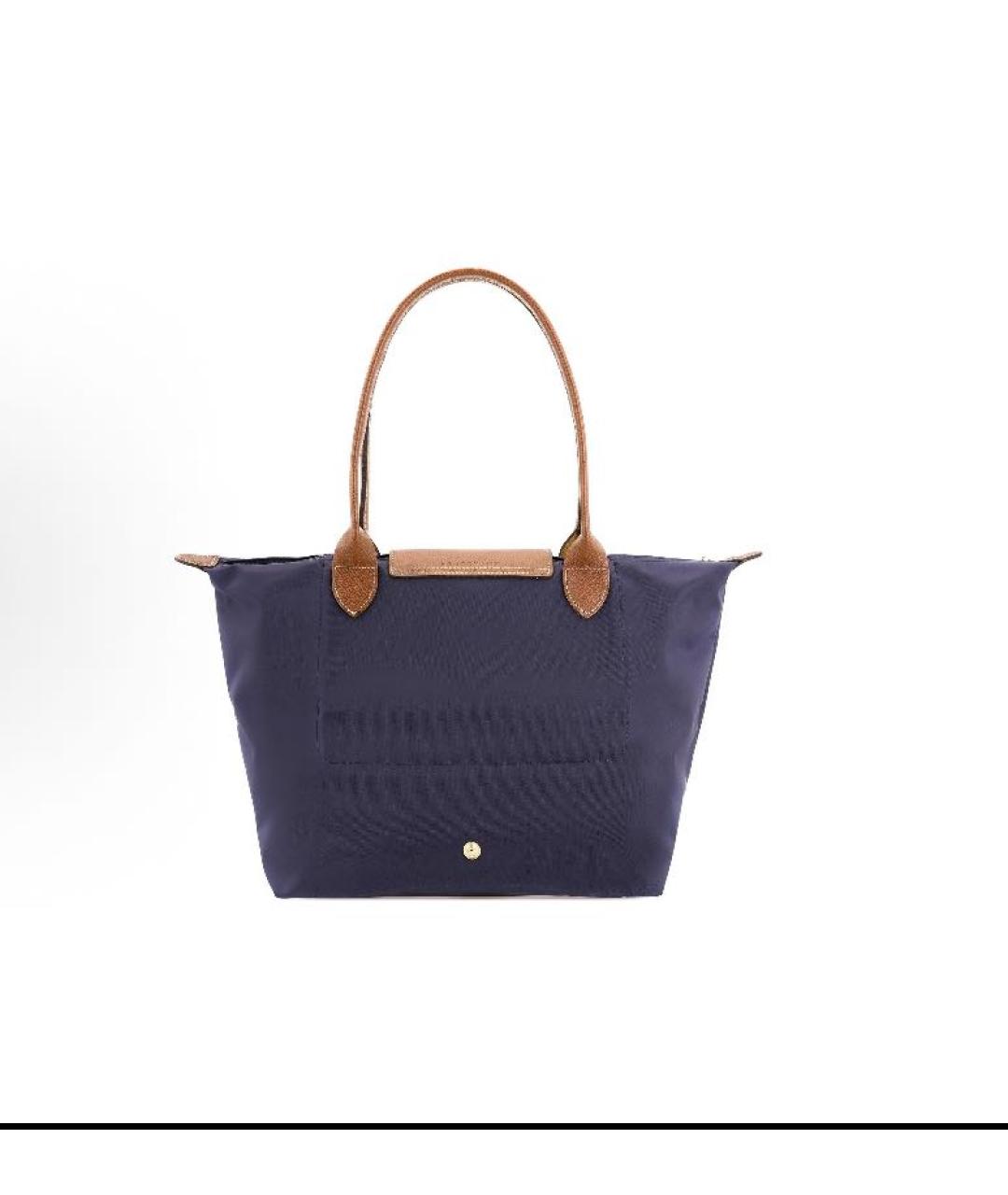 LONGCHAMP Темно-синяя сумка тоут, фото 2