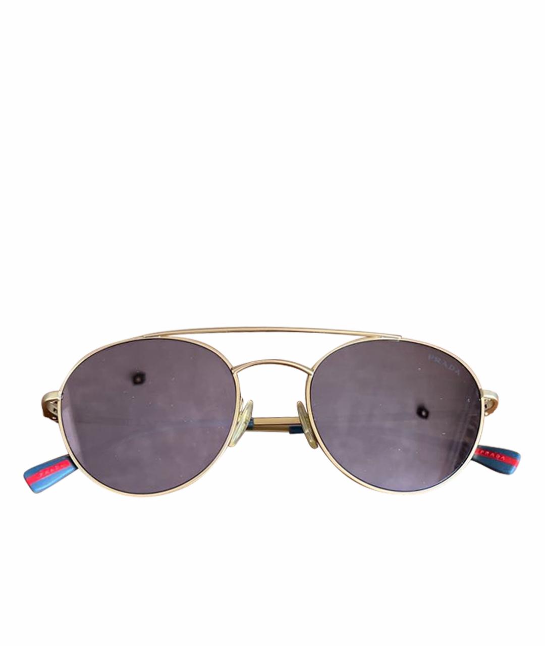 PRADA Металлические солнцезащитные очки, фото 1