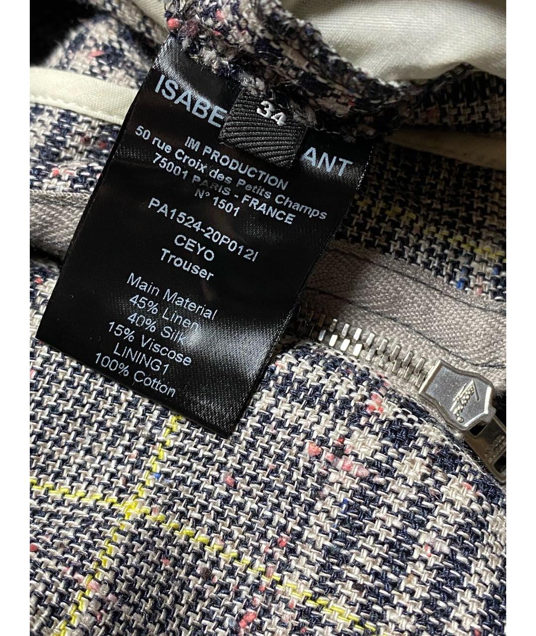 ISABEL MARANT Льняные брюки узкие, фото 6