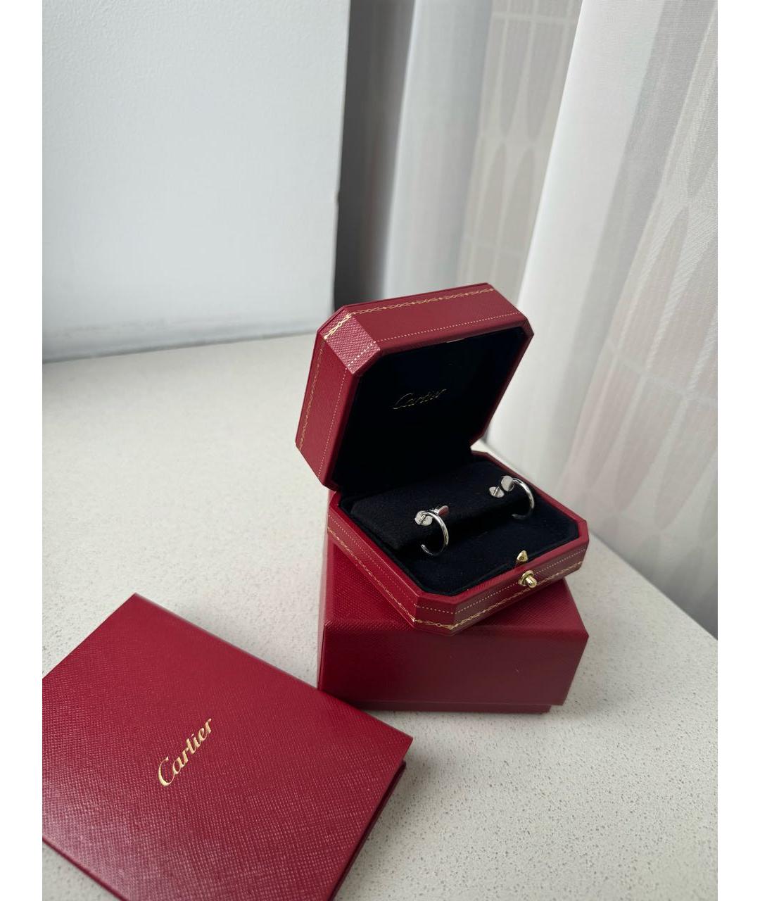 CARTIER Серьги из белого золота, фото 3