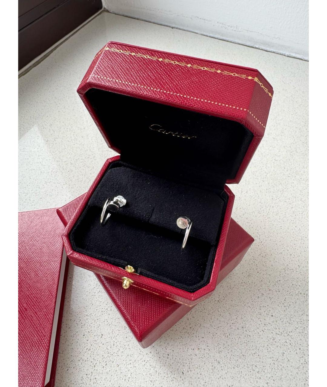 CARTIER Серьги из белого золота, фото 4