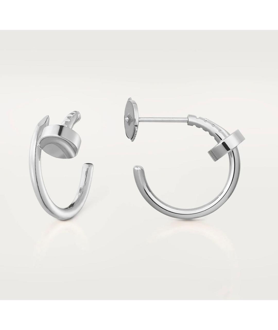 CARTIER Серьги из белого золота, фото 5