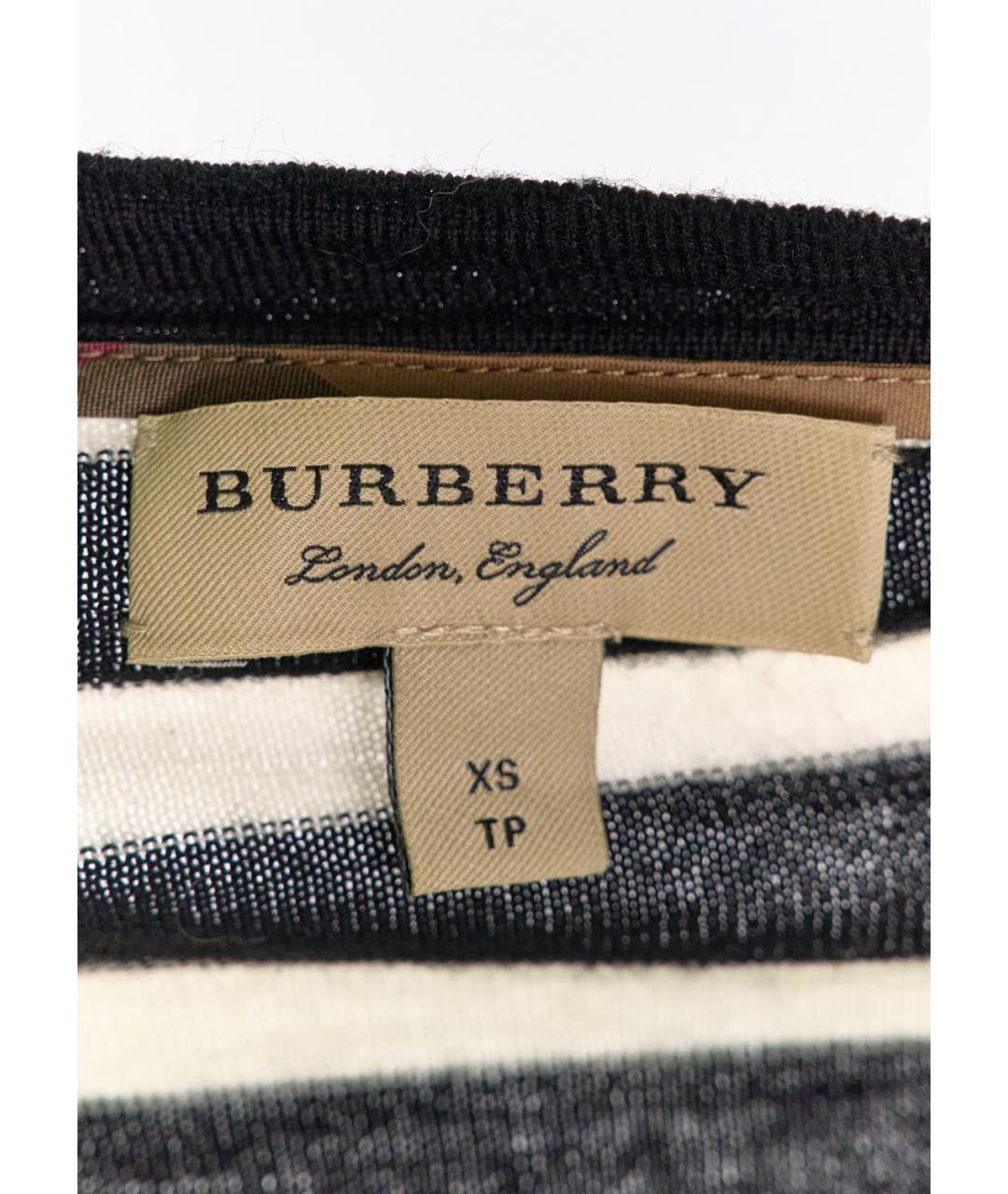 BURBERRY Мульти шерстяной джемпер / свитер, фото 3