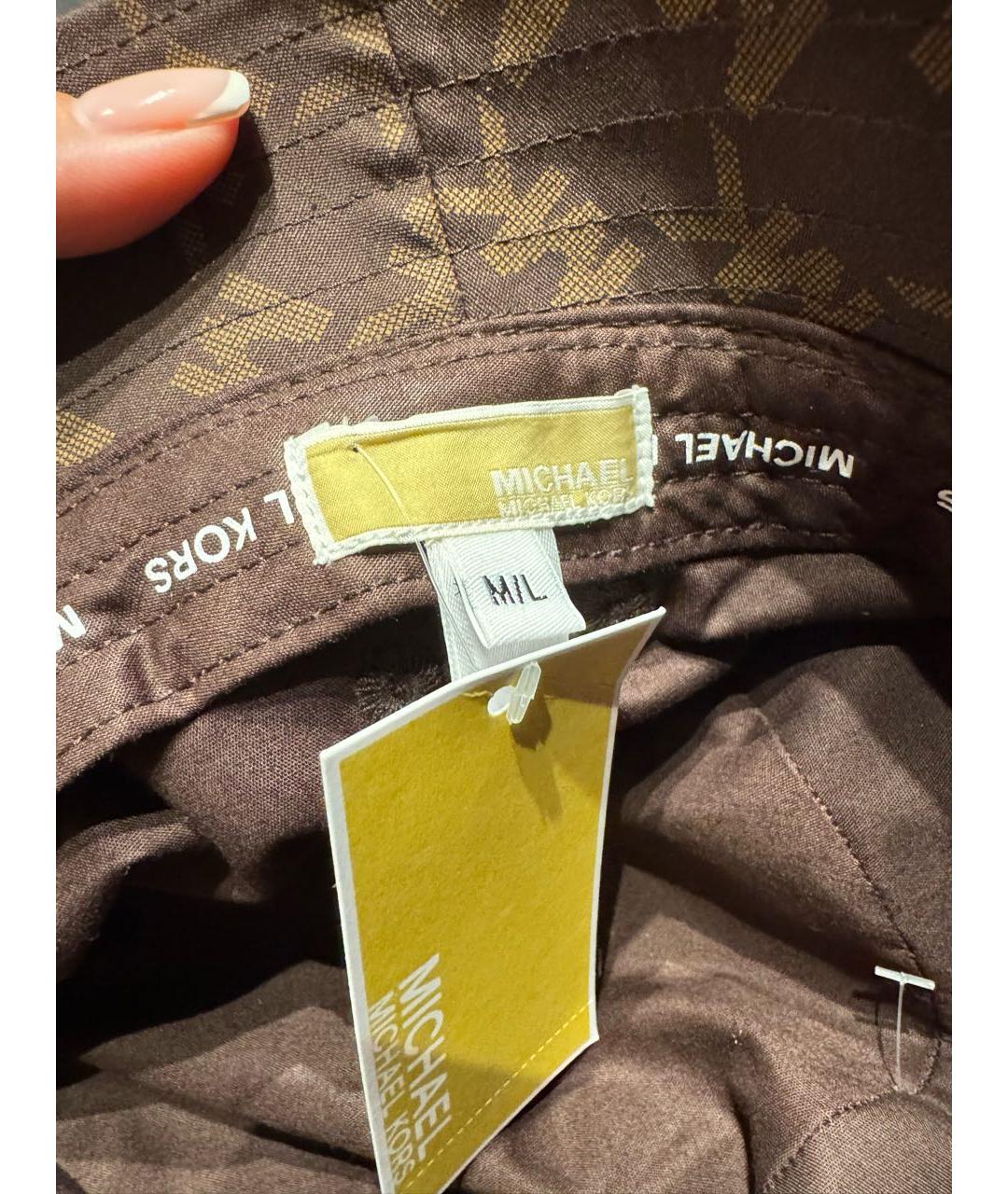 MICHAEL KORS Коричневая панама, фото 4