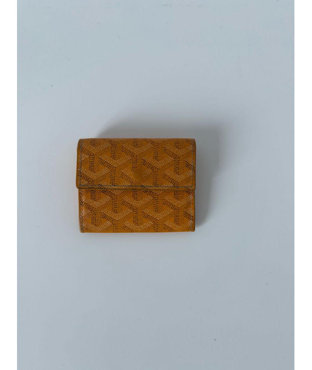 GOYARD Желтый кошелек, фото 2