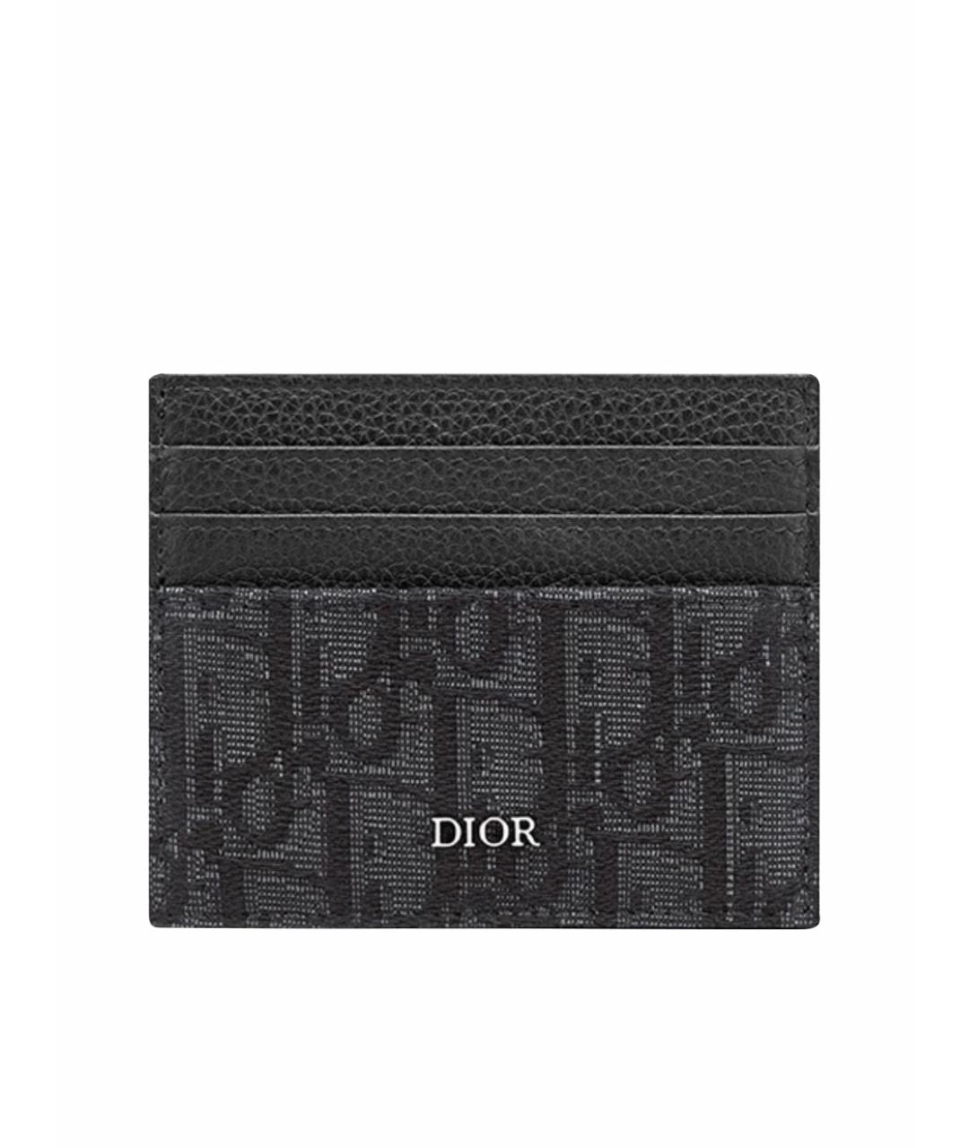 CHRISTIAN DIOR Черный кардхолдер, фото 1