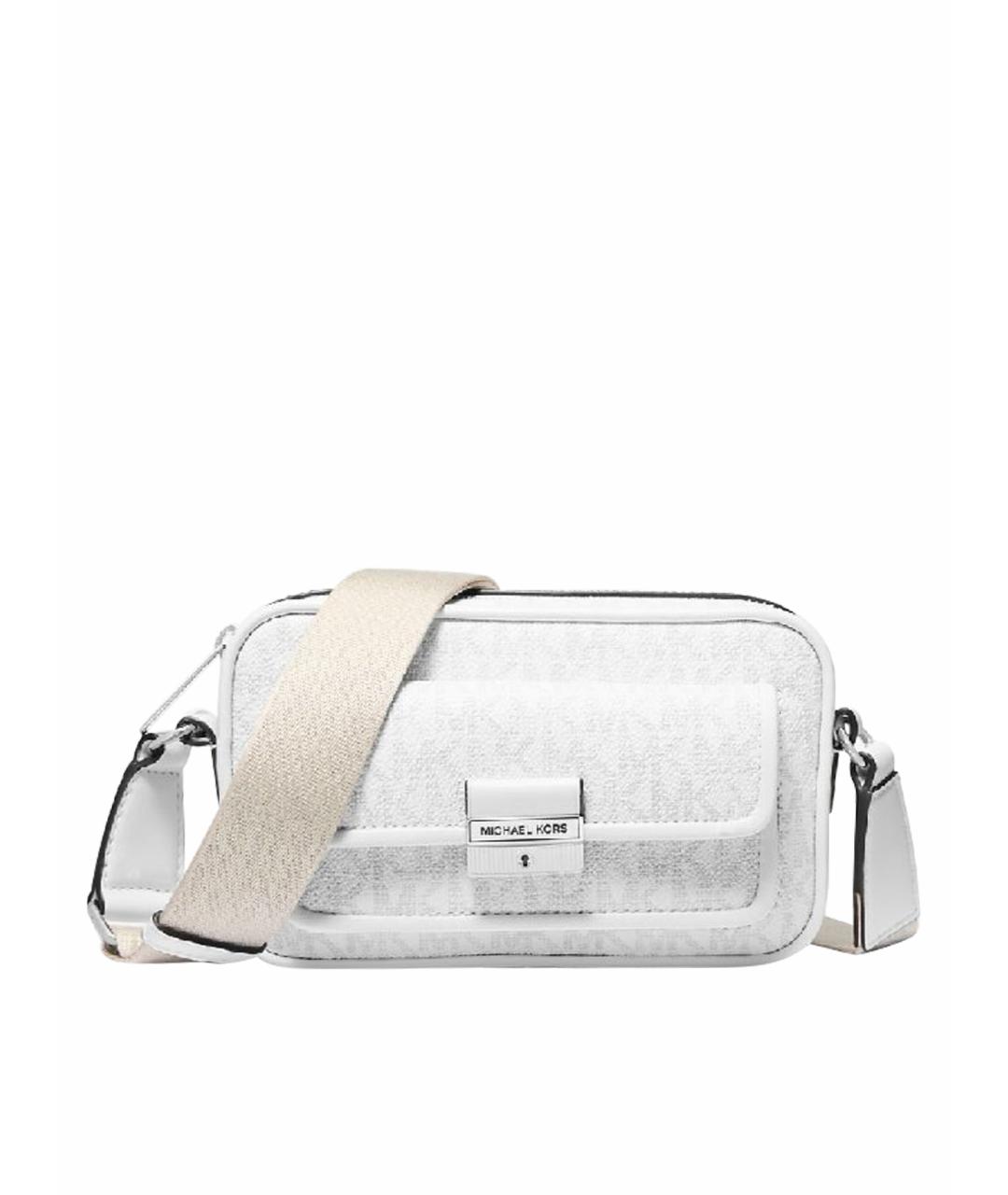 MICHAEL KORS Белая сумка через плечо из искусственной кожи, фото 1
