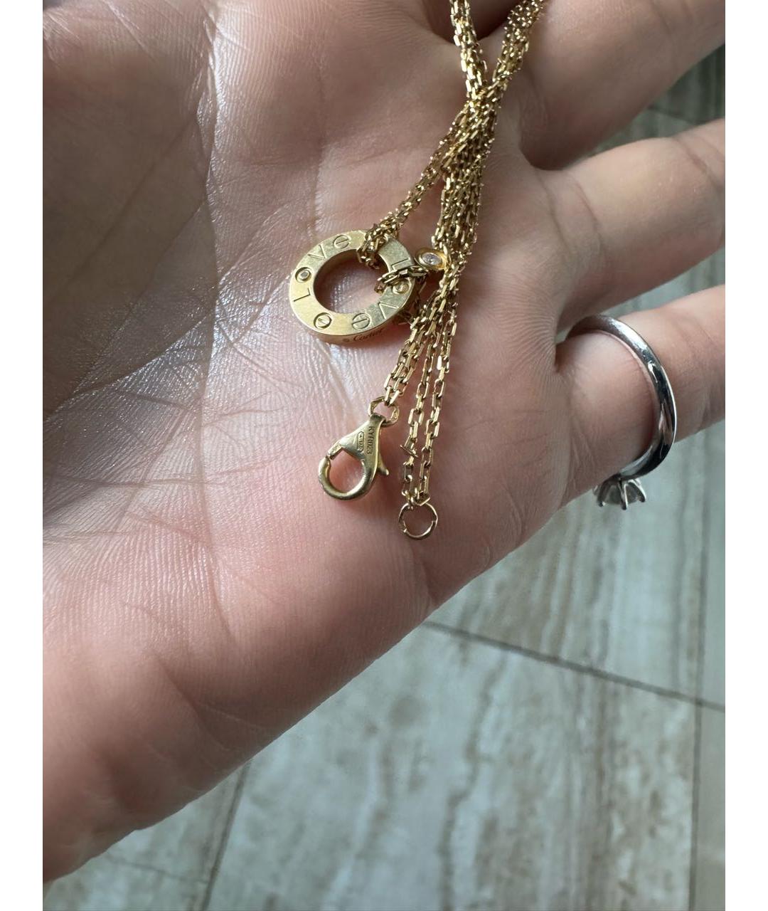 CARTIER Золотая подвеска из желтого золота, фото 5