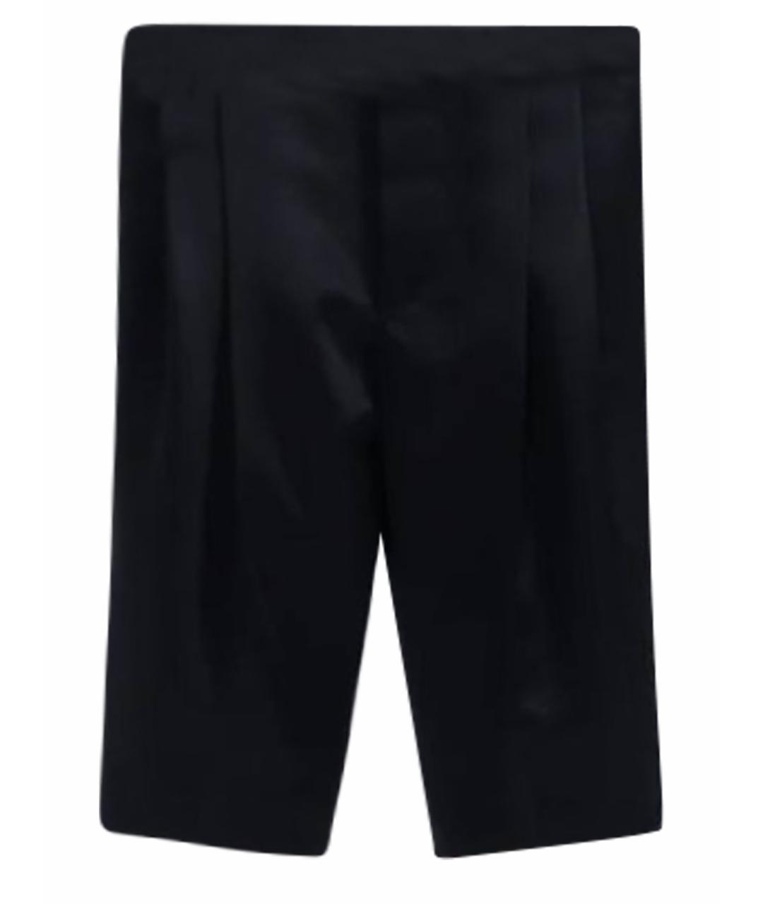 Carven Черные ацетатные шорты, фото 1