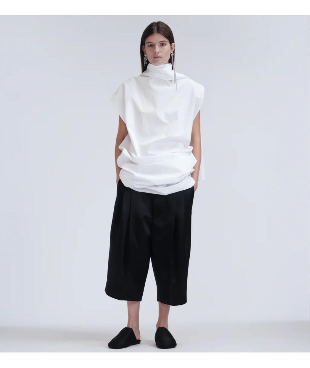 Carven Черные ацетатные шорты, фото 2