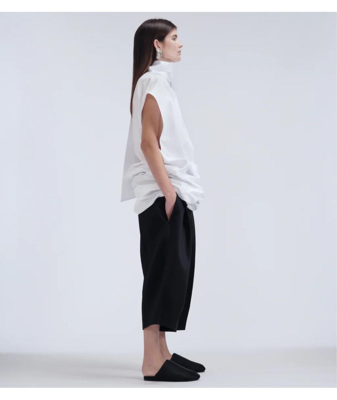 Carven Черные ацетатные шорты, фото 3