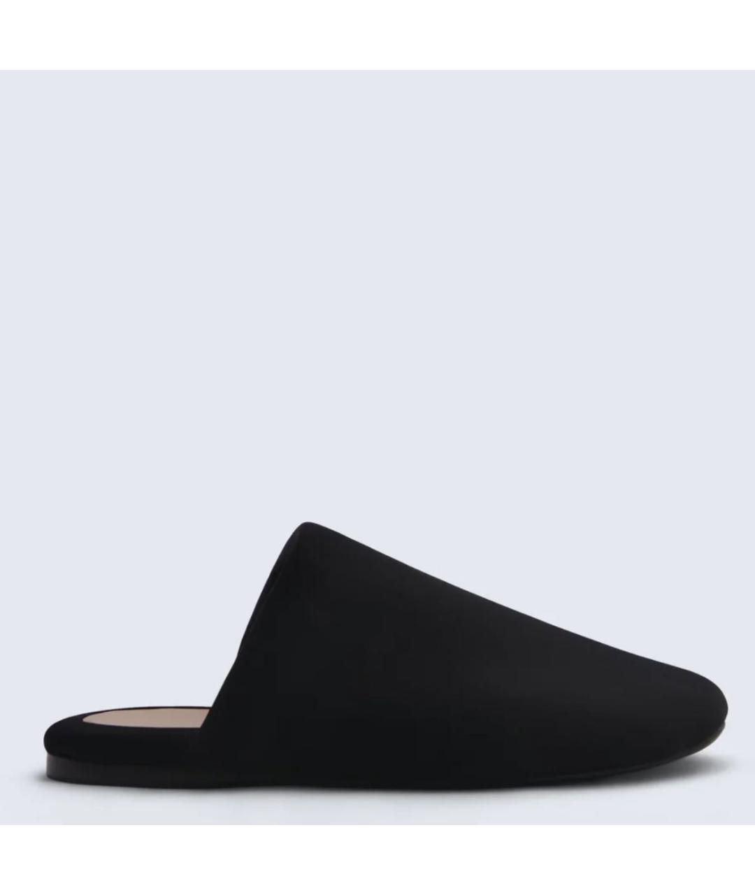Carven Черные текстильные мюли, фото 5