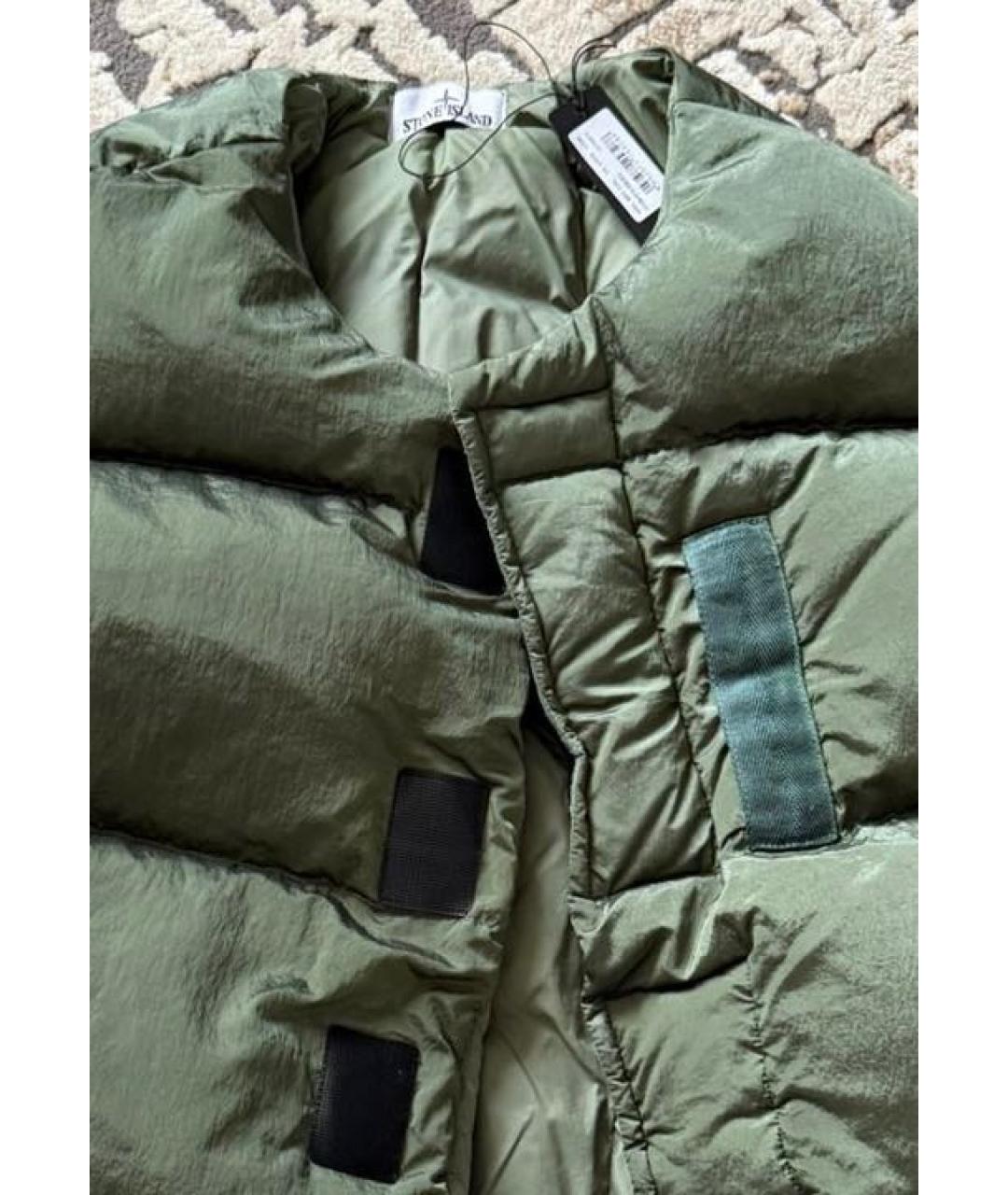 STONE ISLAND Хаки жилет, фото 3