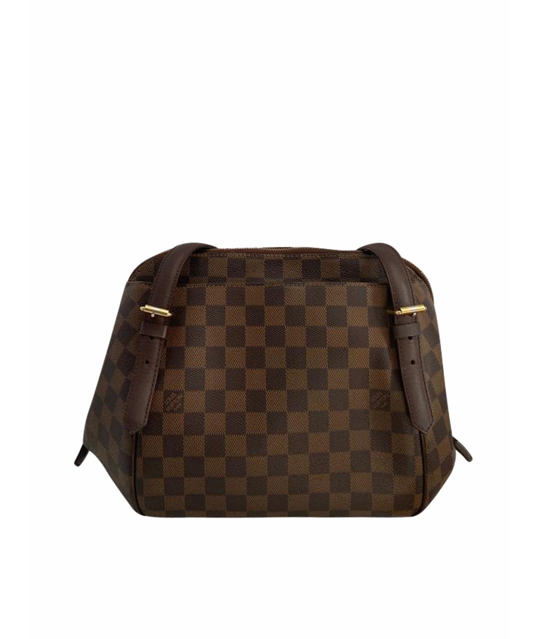 LOUIS VUITTON Коричневая сумка с короткими ручками, фото 9
