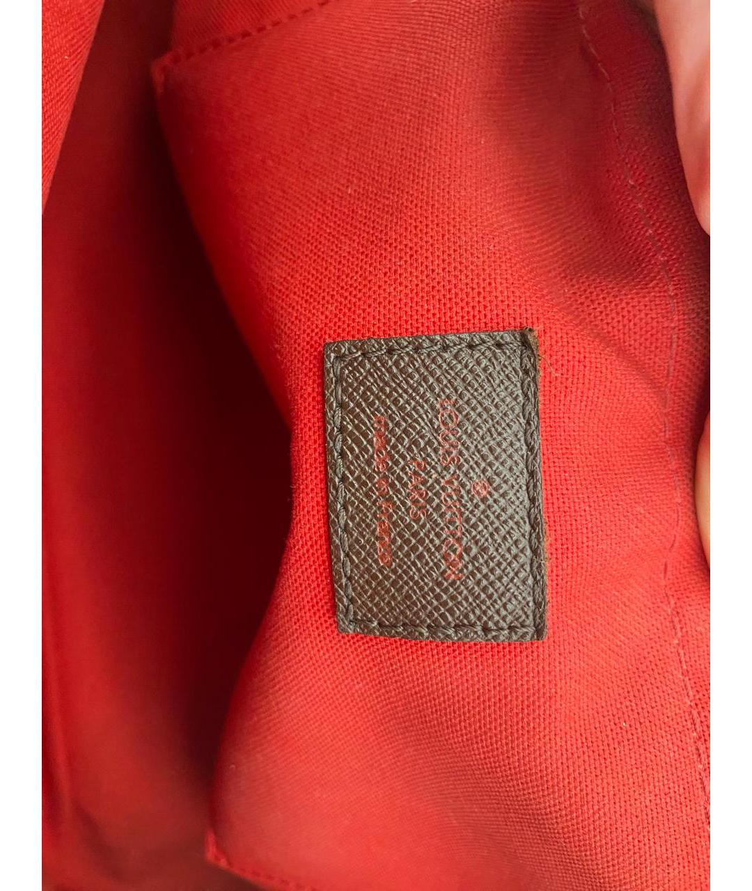 LOUIS VUITTON Коричневая сумка с короткими ручками, фото 6