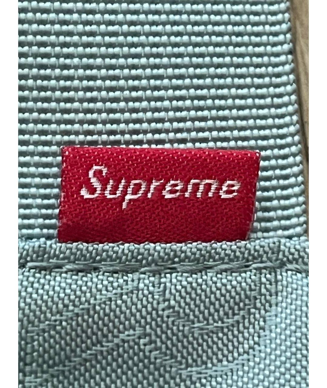 SUPREME Бирюзовая поясная сумка, фото 7