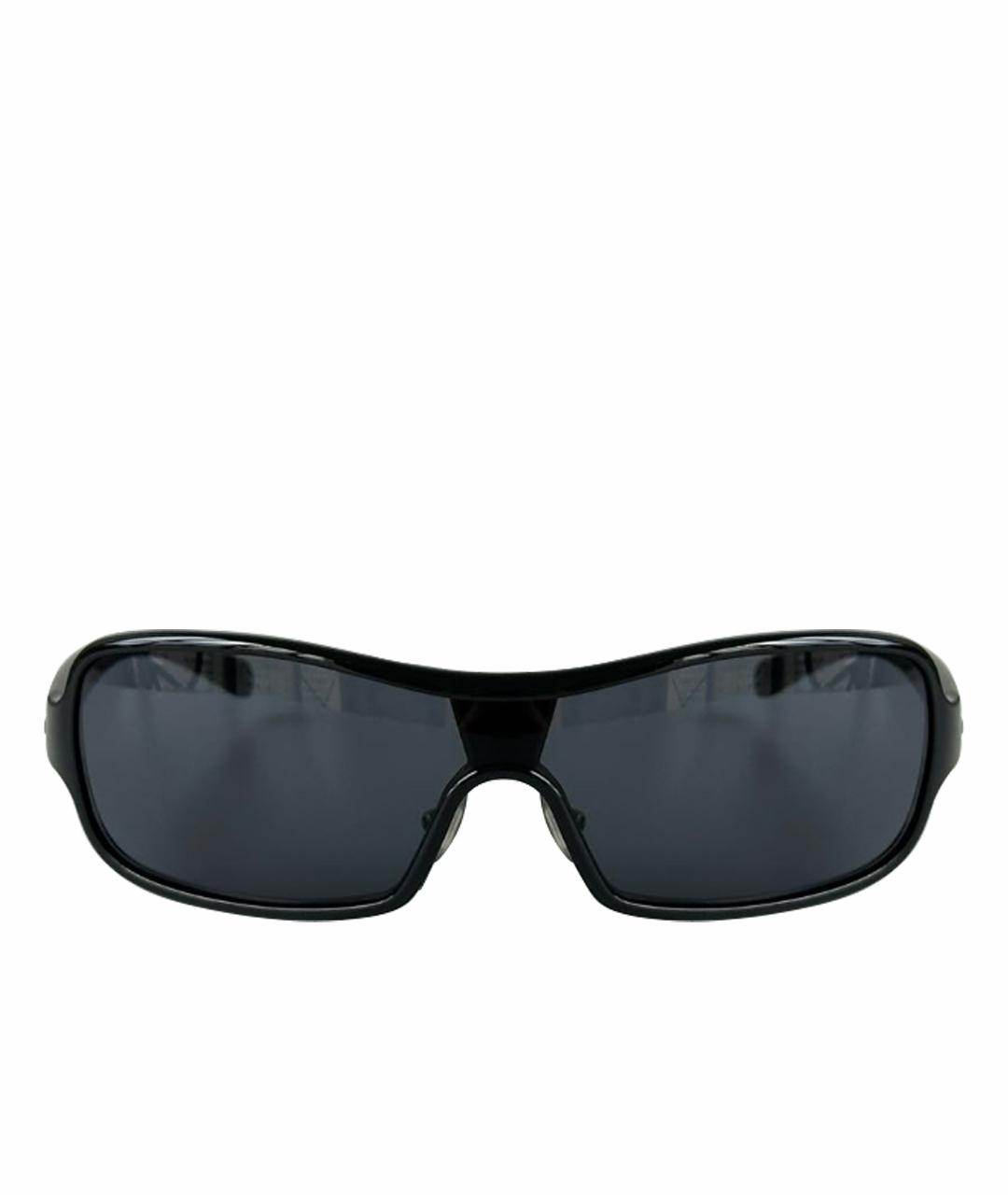 PRADA Черные пластиковые солнцезащитные очки, фото 8