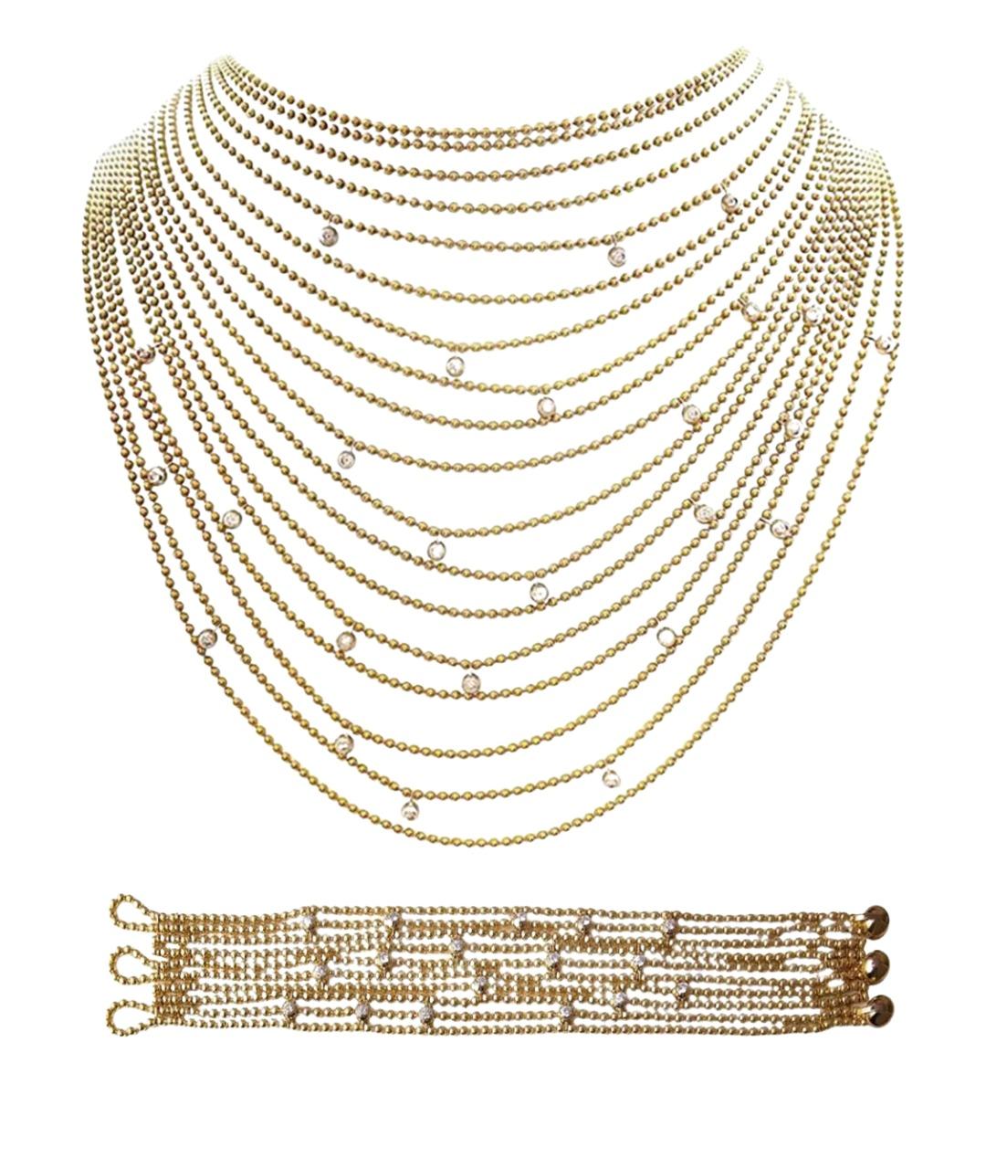 CARTIER Золотой комплект из желтого золота, фото 1