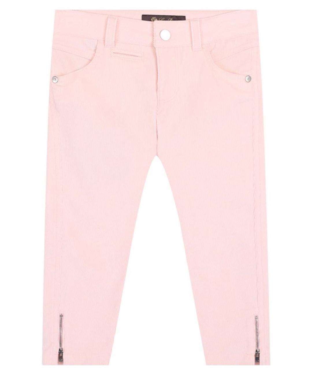 LORO PIANA Розовые хлопковые брюки и шорты, фото 1