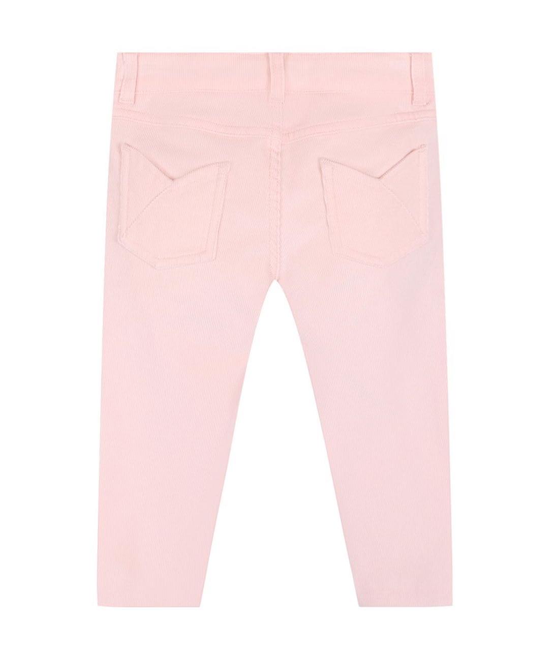 LORO PIANA Розовые хлопковые брюки и шорты, фото 2