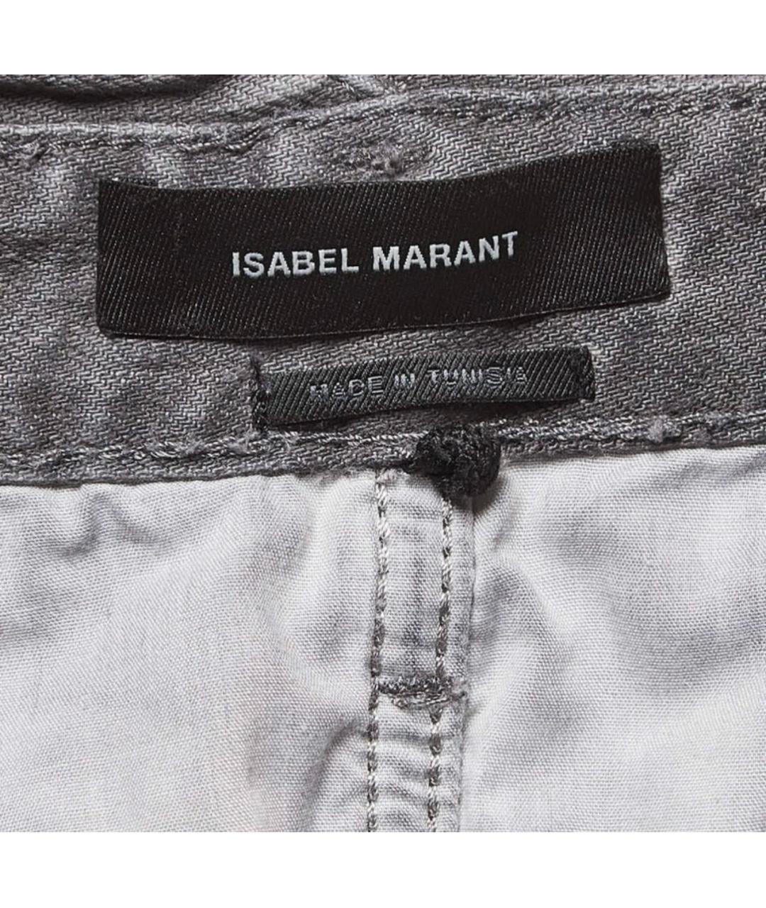 ISABEL MARANT Серые деним шорты, фото 3