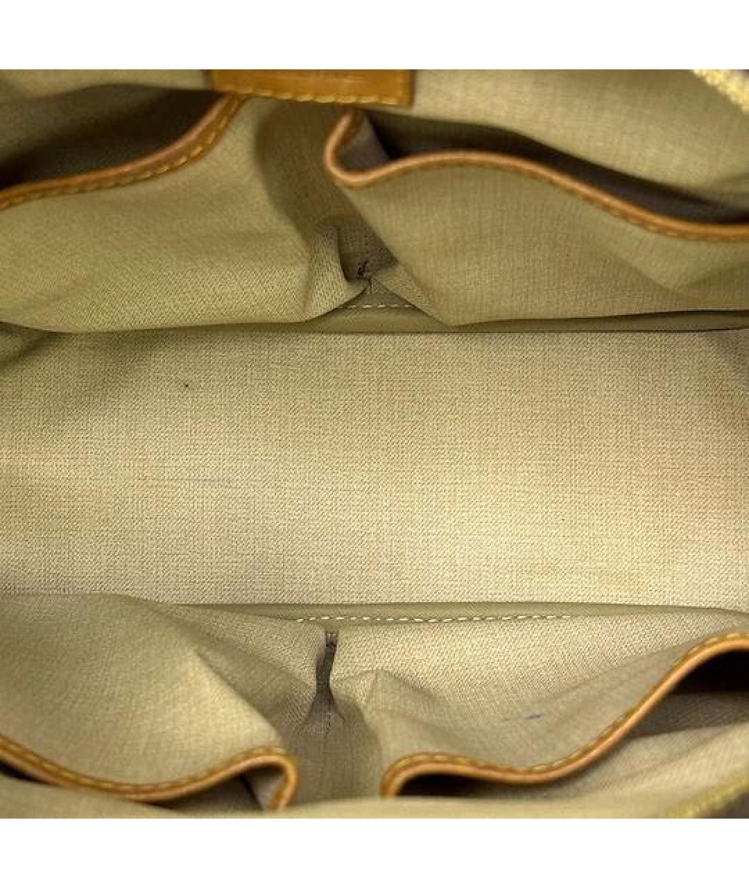 LOUIS VUITTON Коричневая сумка с короткими ручками, фото 3