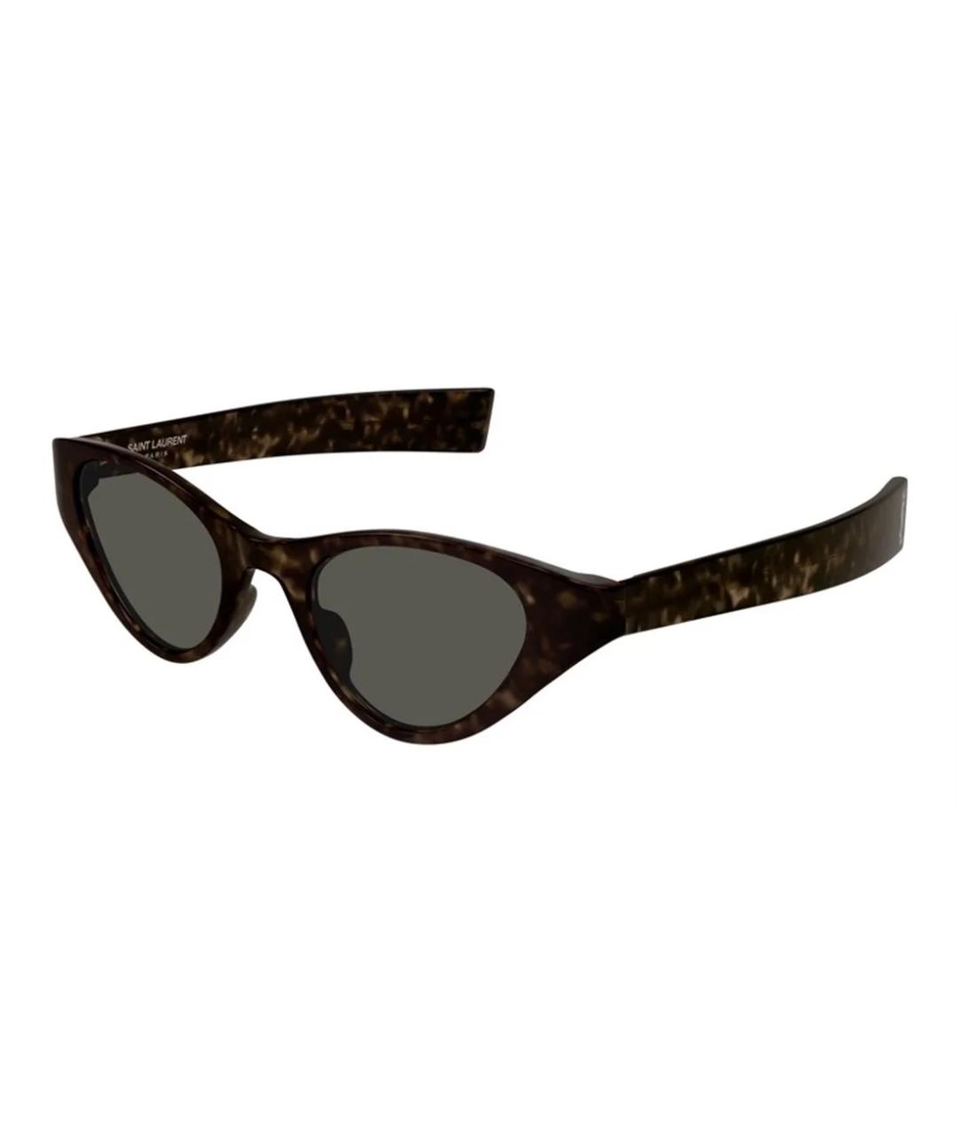 SAINT LAURENT Мульти пластиковые солнцезащитные очки, фото 1