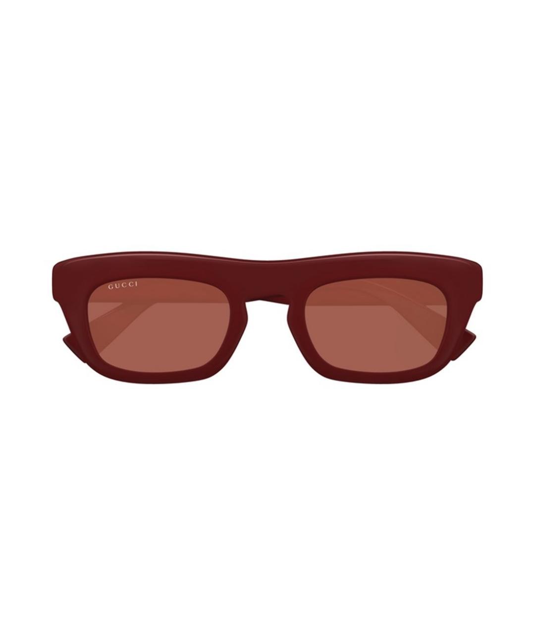 GUCCI Бордовые солнцезащитные очки, фото 2