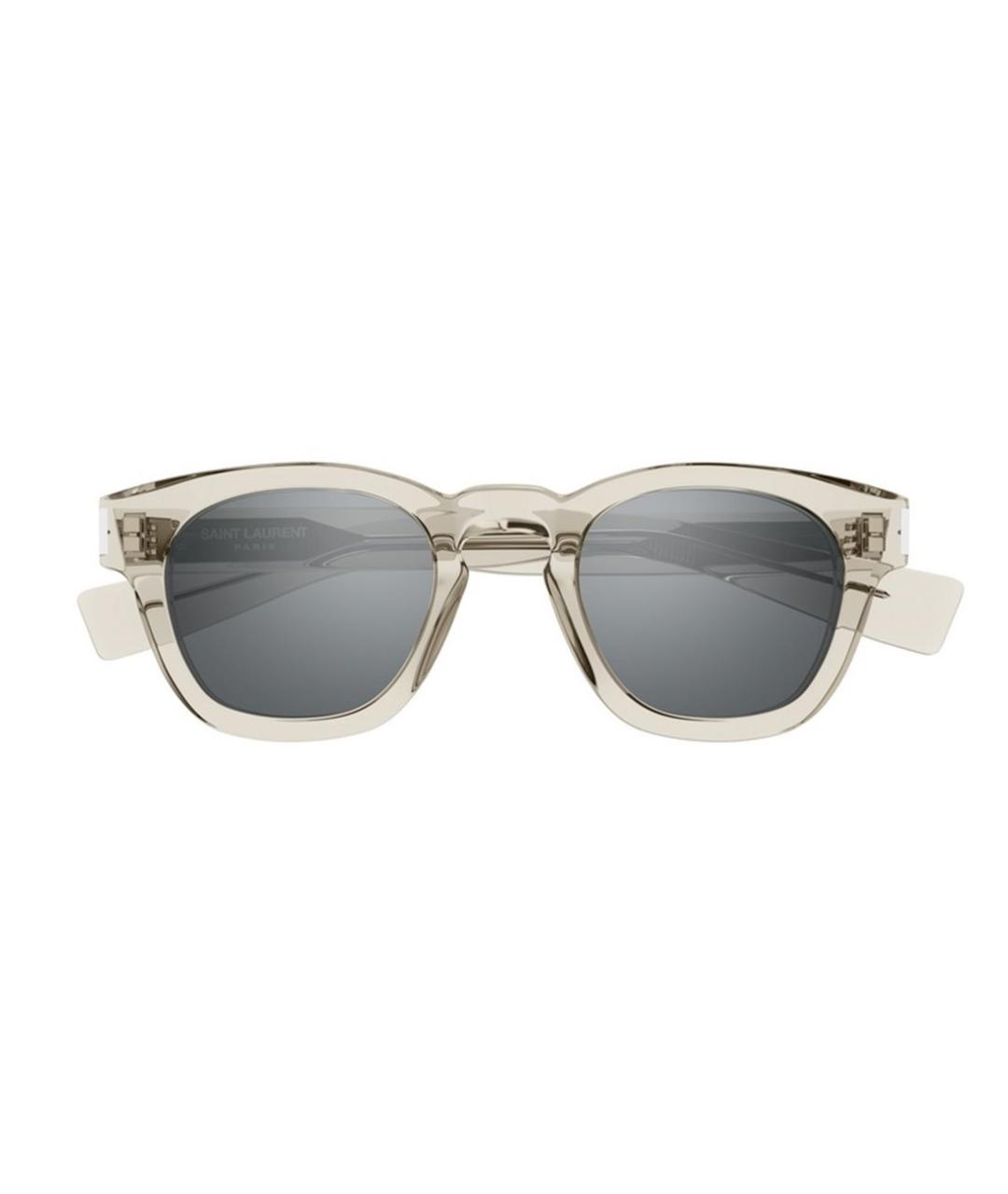 SAINT LAURENT Серые солнцезащитные очки, фото 3