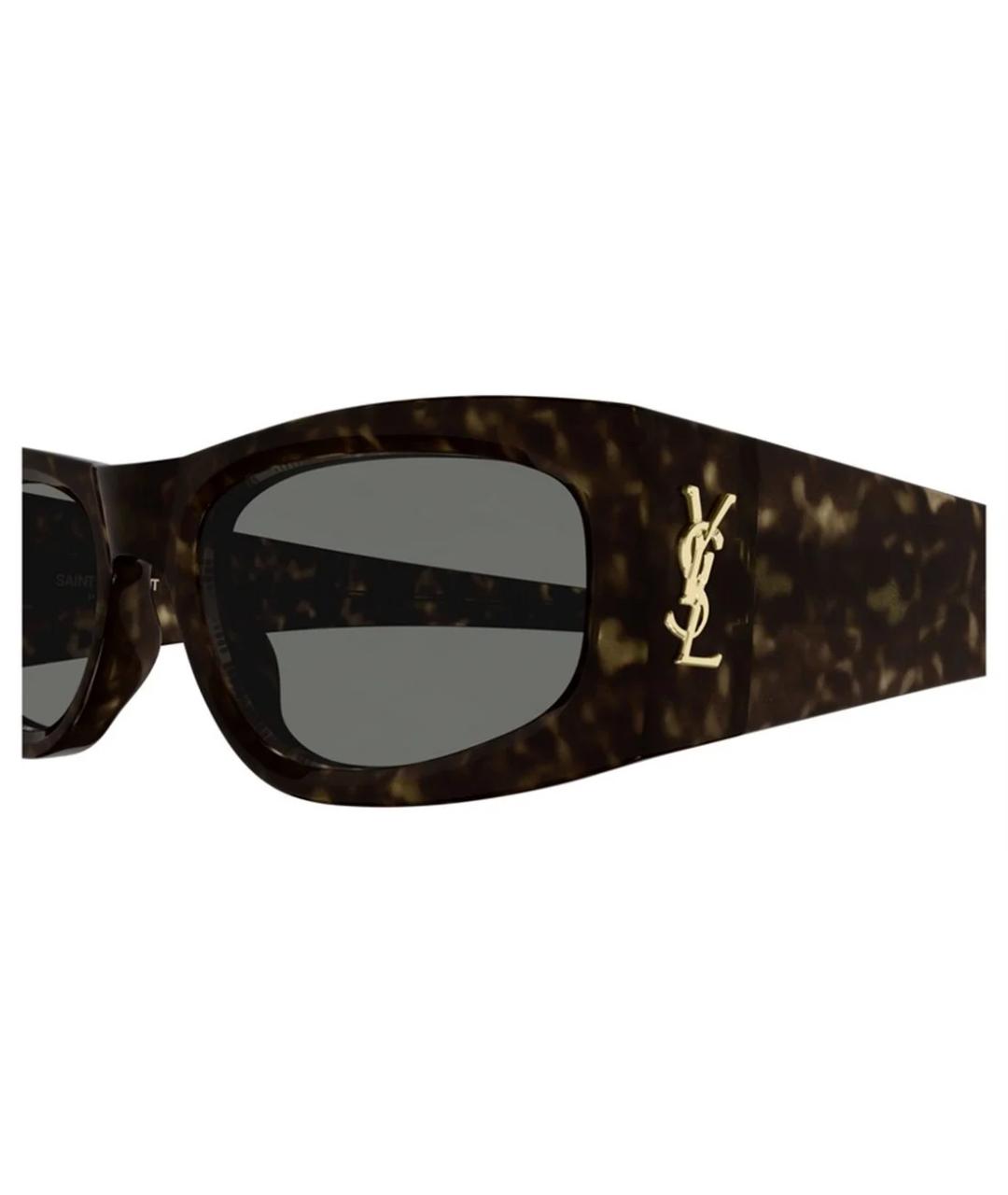 SAINT LAURENT Мульти пластиковые солнцезащитные очки, фото 3