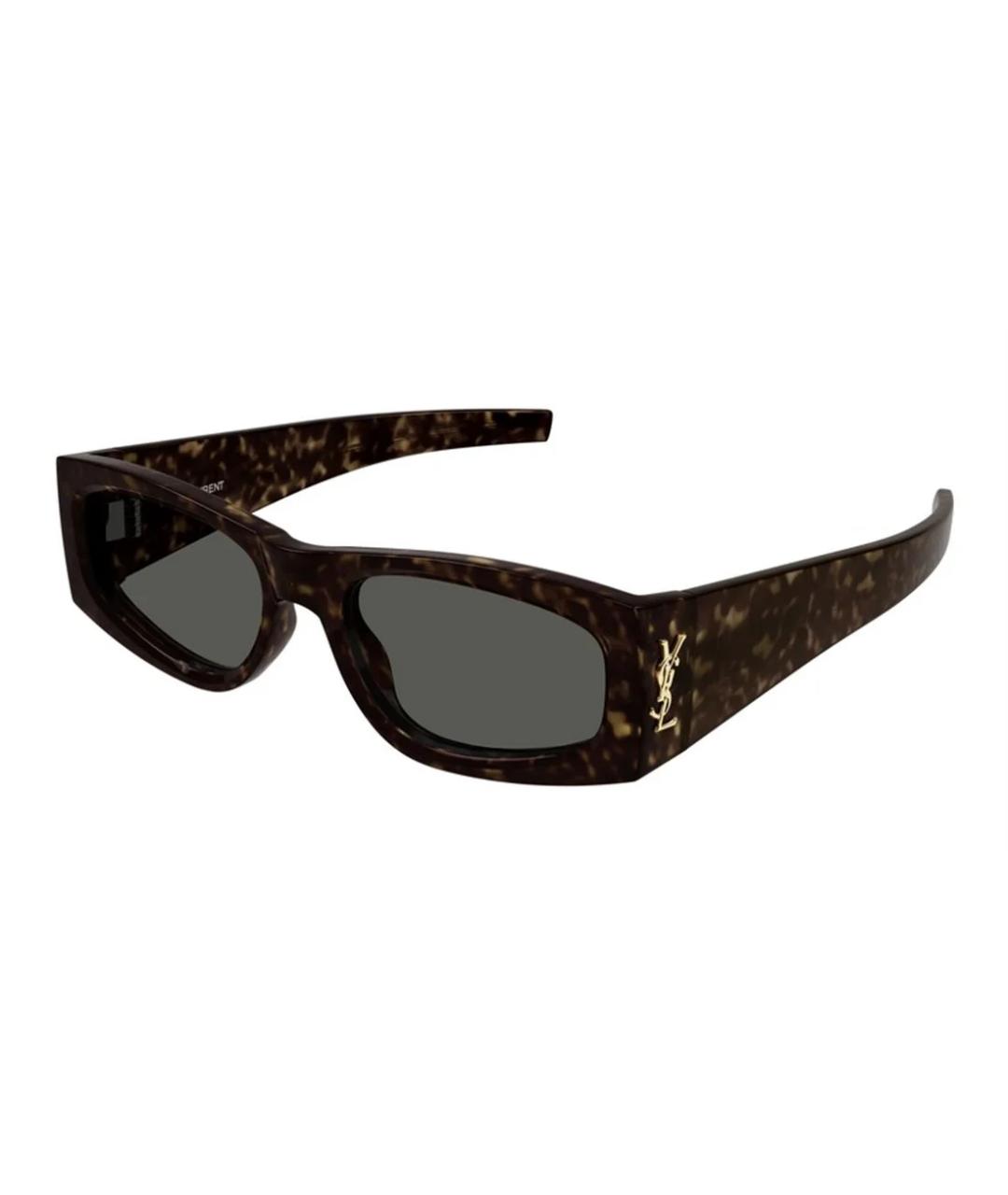 SAINT LAURENT Мульти пластиковые солнцезащитные очки, фото 1