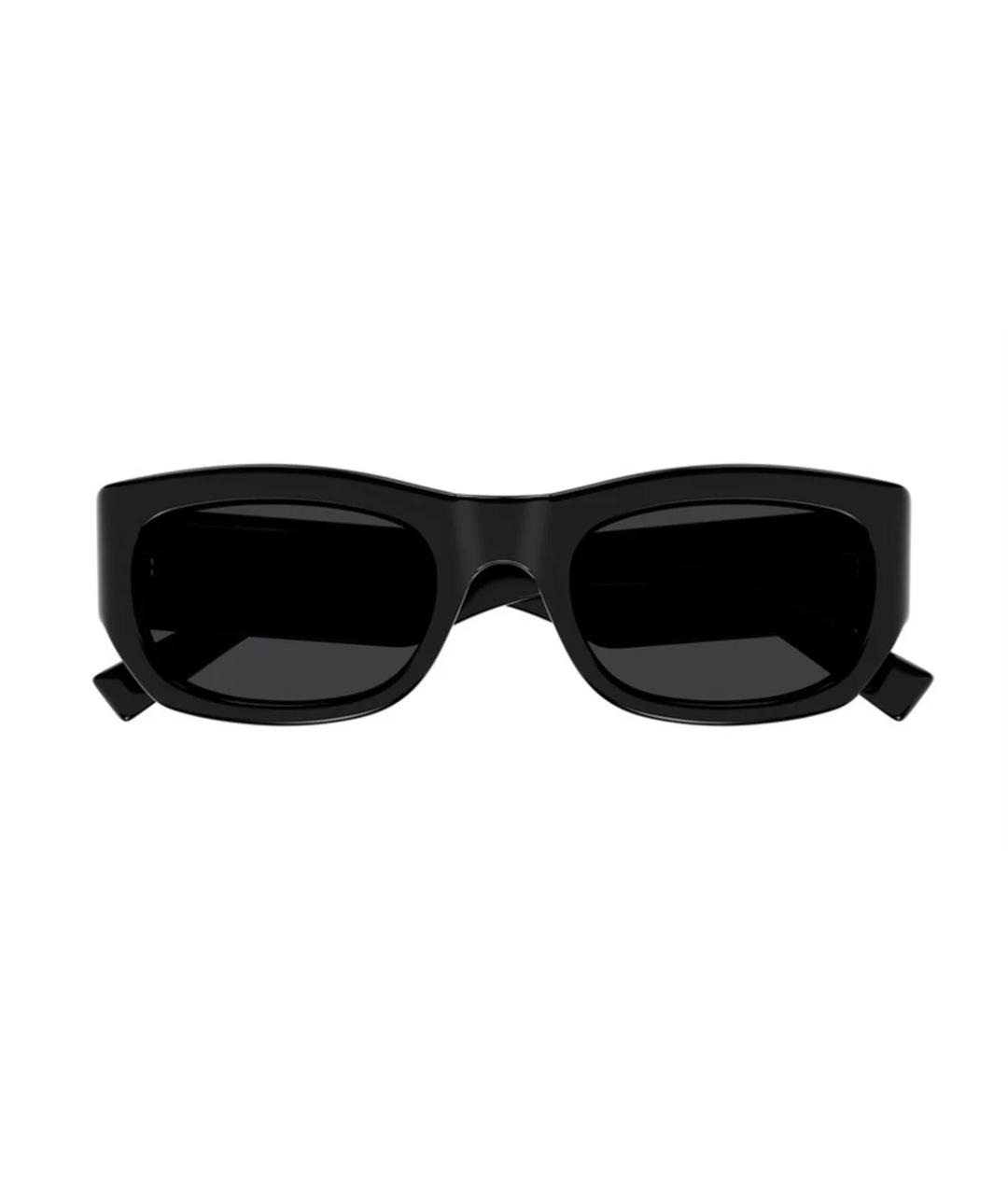 SAINT LAURENT Черные пластиковые солнцезащитные очки, фото 2