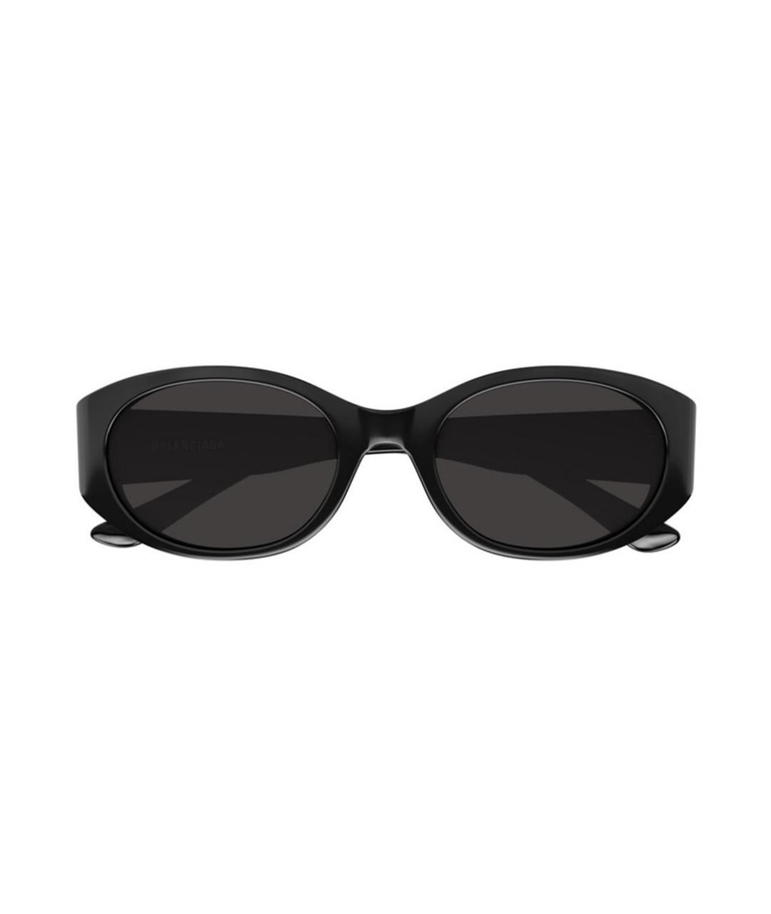 BALENCIAGA Черные пластиковые солнцезащитные очки, фото 2