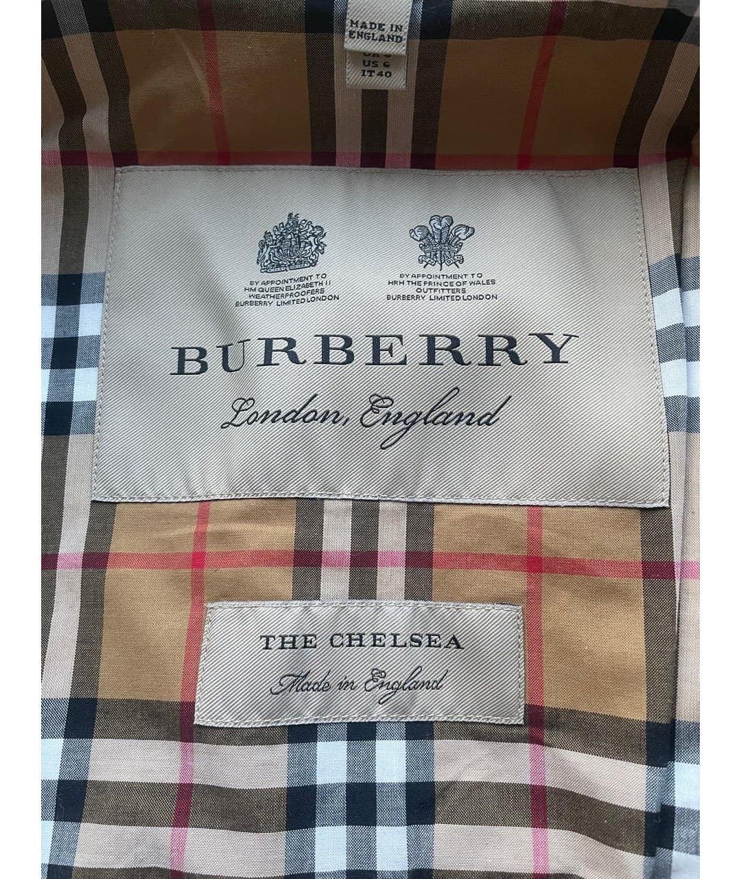 BURBERRY Бежевое хлопковое пальто, фото 9