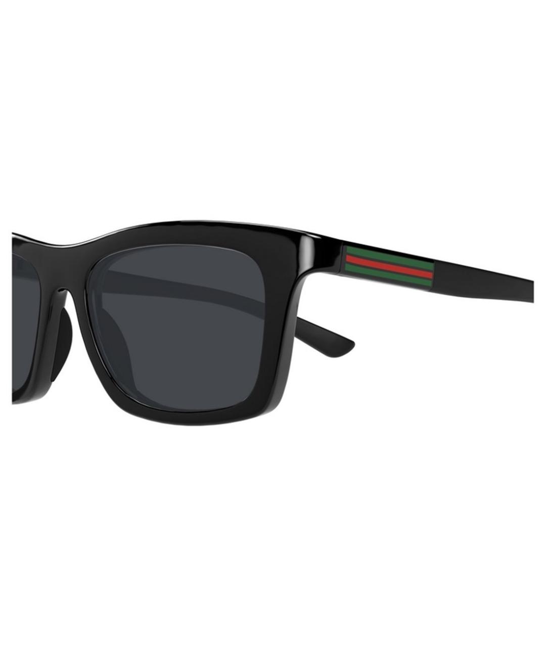 GUCCI Черные пластиковые солнцезащитные очки, фото 3