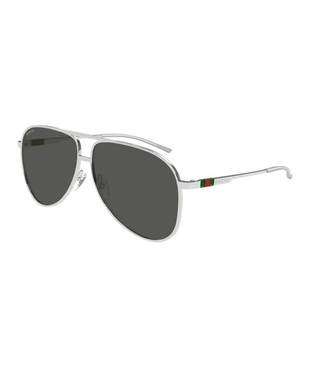 GUCCI Серебряные солнцезащитные очки, фото 1