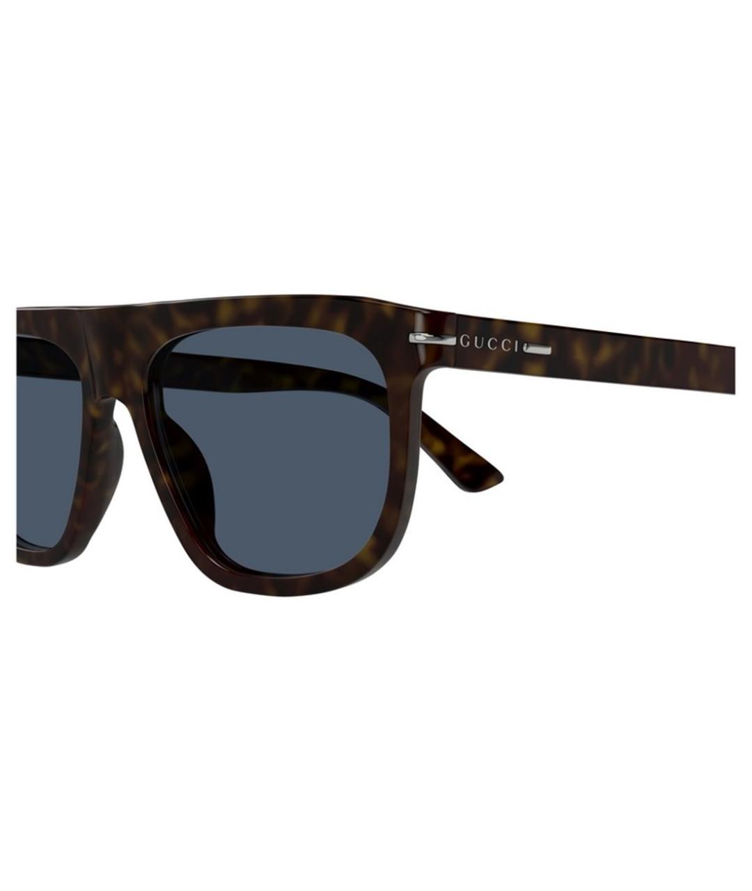 GUCCI Коричневые солнцезащитные очки, фото 3