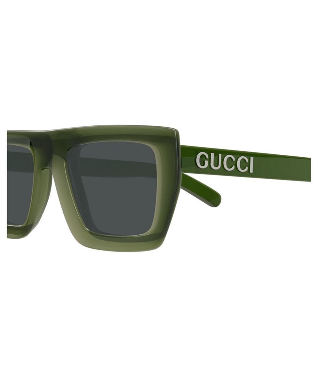 GUCCI Зеленые солнцезащитные очки, фото 3
