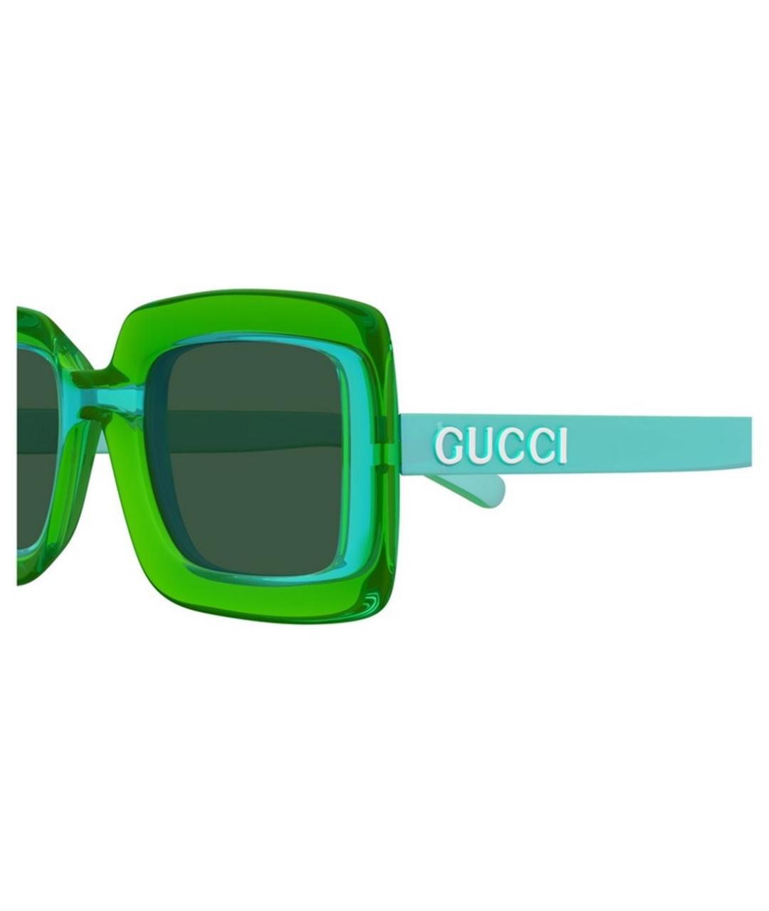 GUCCI Зеленые солнцезащитные очки, фото 3