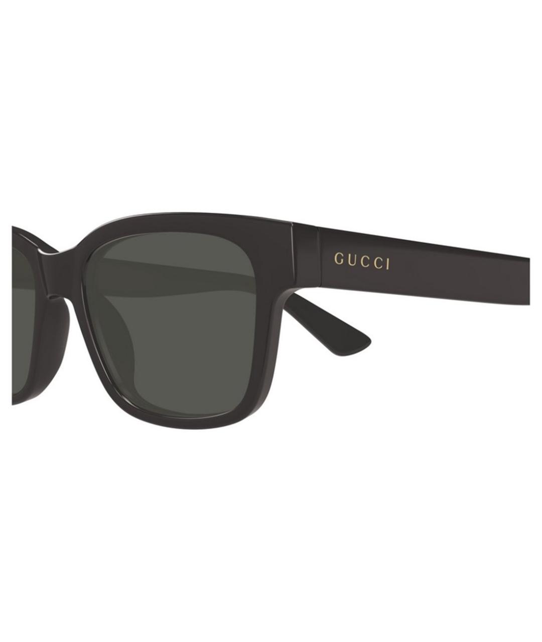 GUCCI Серые пластиковые солнцезащитные очки, фото 5