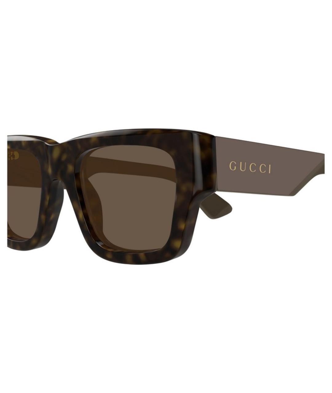 GUCCI Коричневые солнцезащитные очки, фото 3