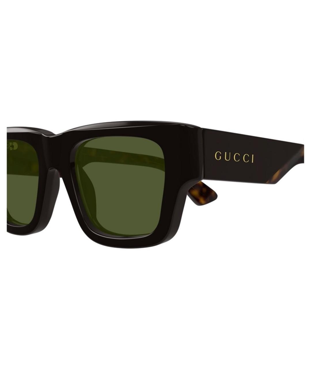 GUCCI Коричневые солнцезащитные очки, фото 3