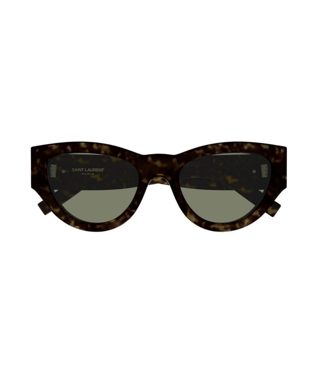 SAINT LAURENT Мульти пластиковые солнцезащитные очки, фото 4