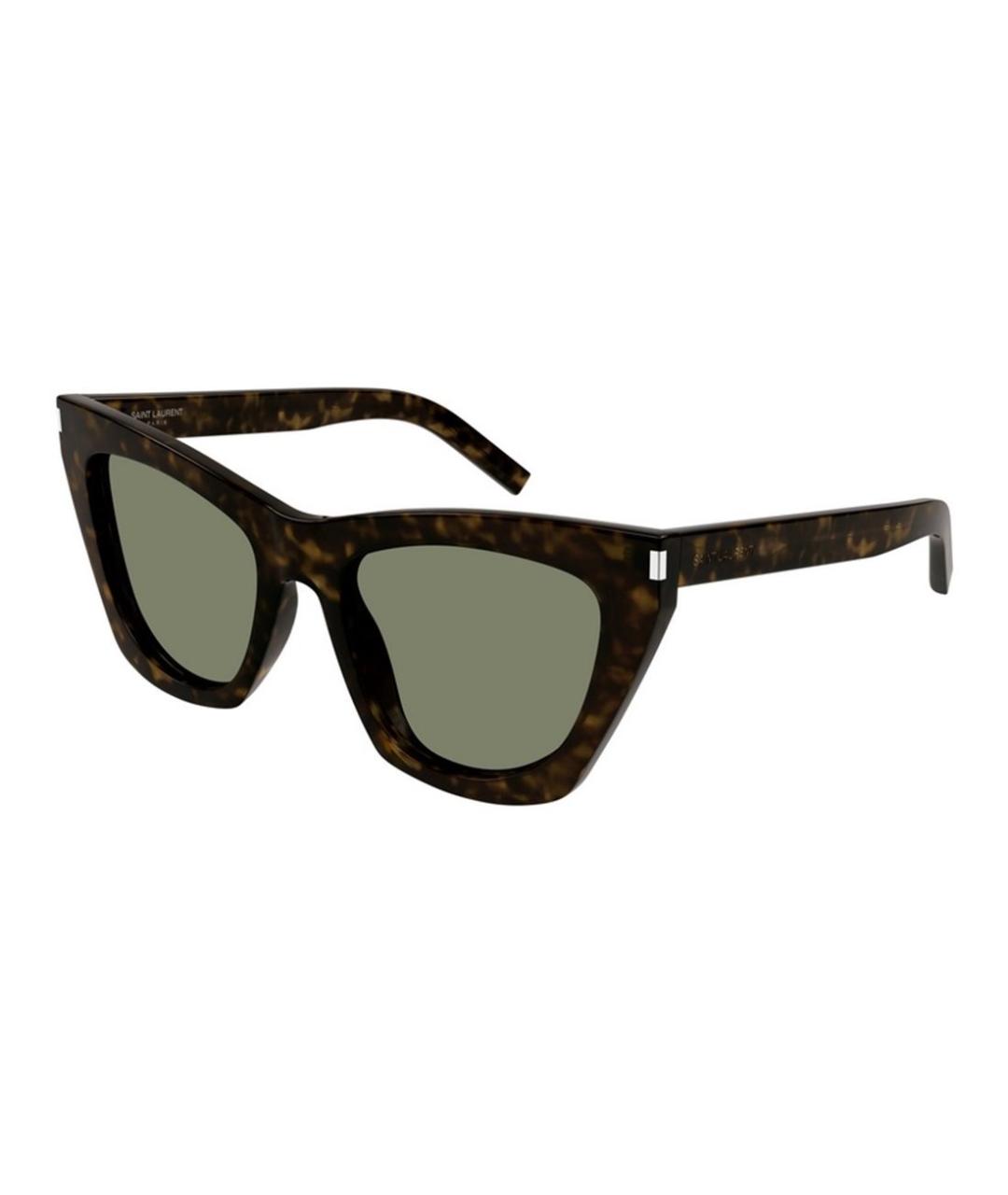 SAINT LAURENT Мульти пластиковые солнцезащитные очки, фото 1