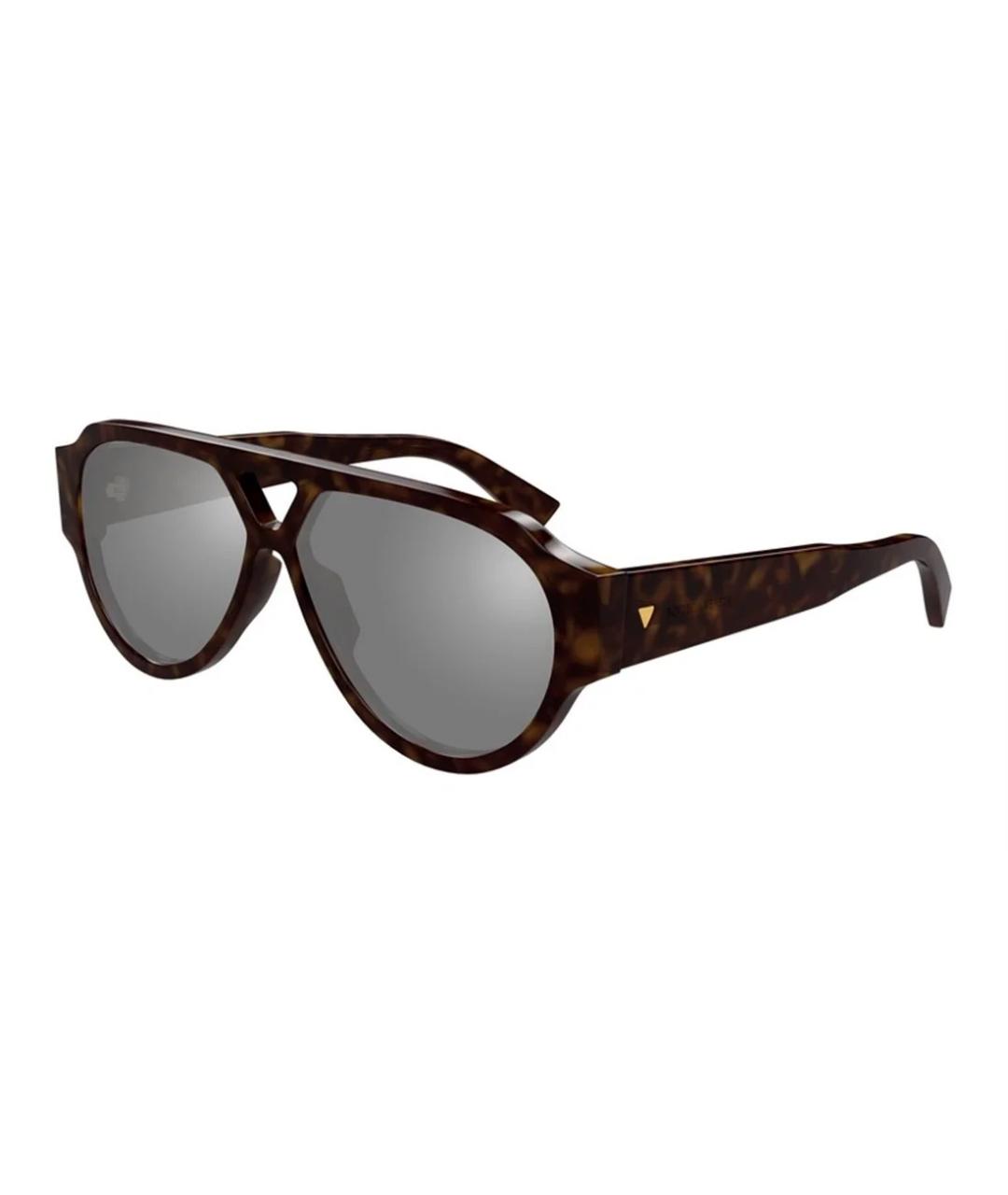BOTTEGA VENETA Коричневые солнцезащитные очки, фото 1