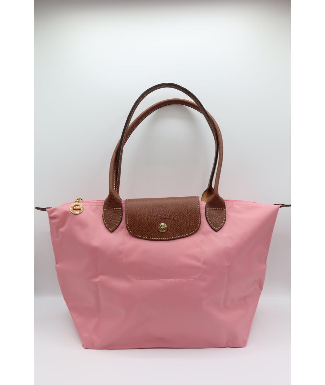 LONGCHAMP Розовая сумка тоут, фото 6
